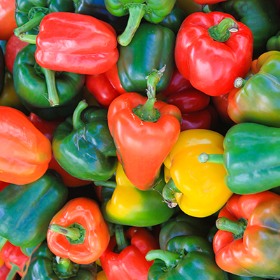 Sweet peppers are a great crop for farmers markets