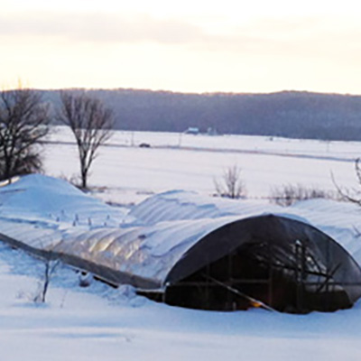 Get high tunnels ready for snow