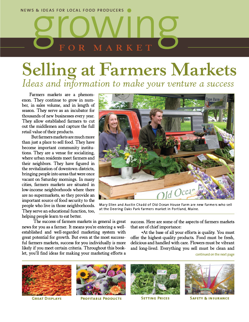 cover of farmers market issue
