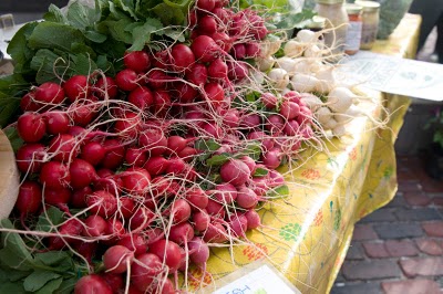 Radishes at the Portland Market