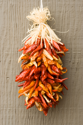 swag of chili peppers